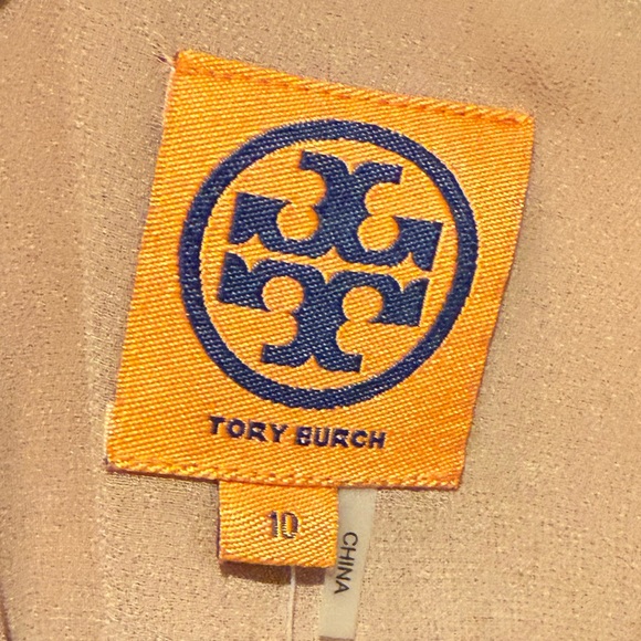 Tory Burch NWT Size 10 Classic Tan Sleeveless Square Neckline Wool Dress (0569) - Picture 12 of 16